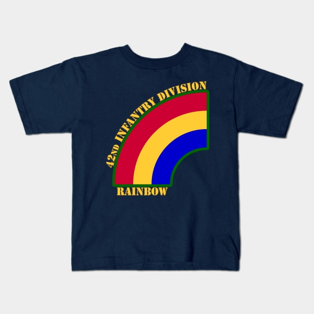 42nd Infantry Division Kids T-Shirt by MBK